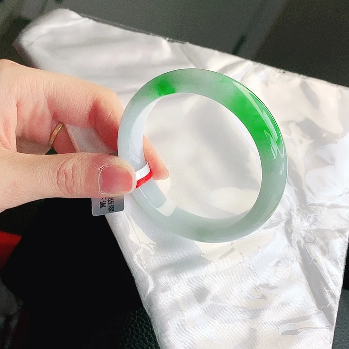 翡翠未镶嵌手镯缅甸天然a货翡翠手镯