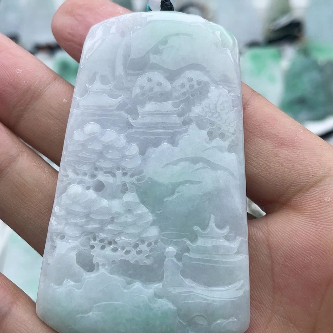 翡翠未镶嵌颈饰翡翠