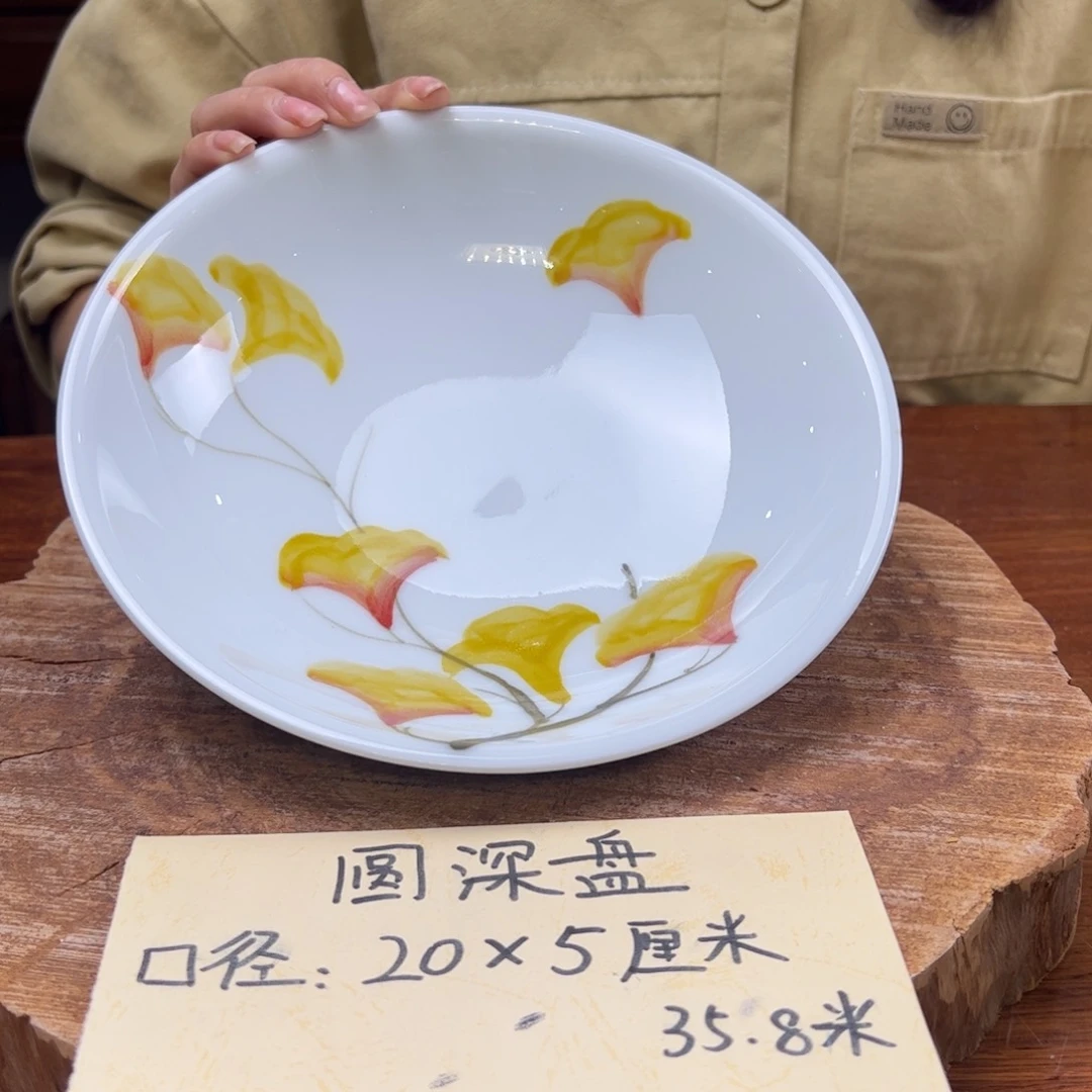 瓷片景德镇陶瓷手工手绘制作