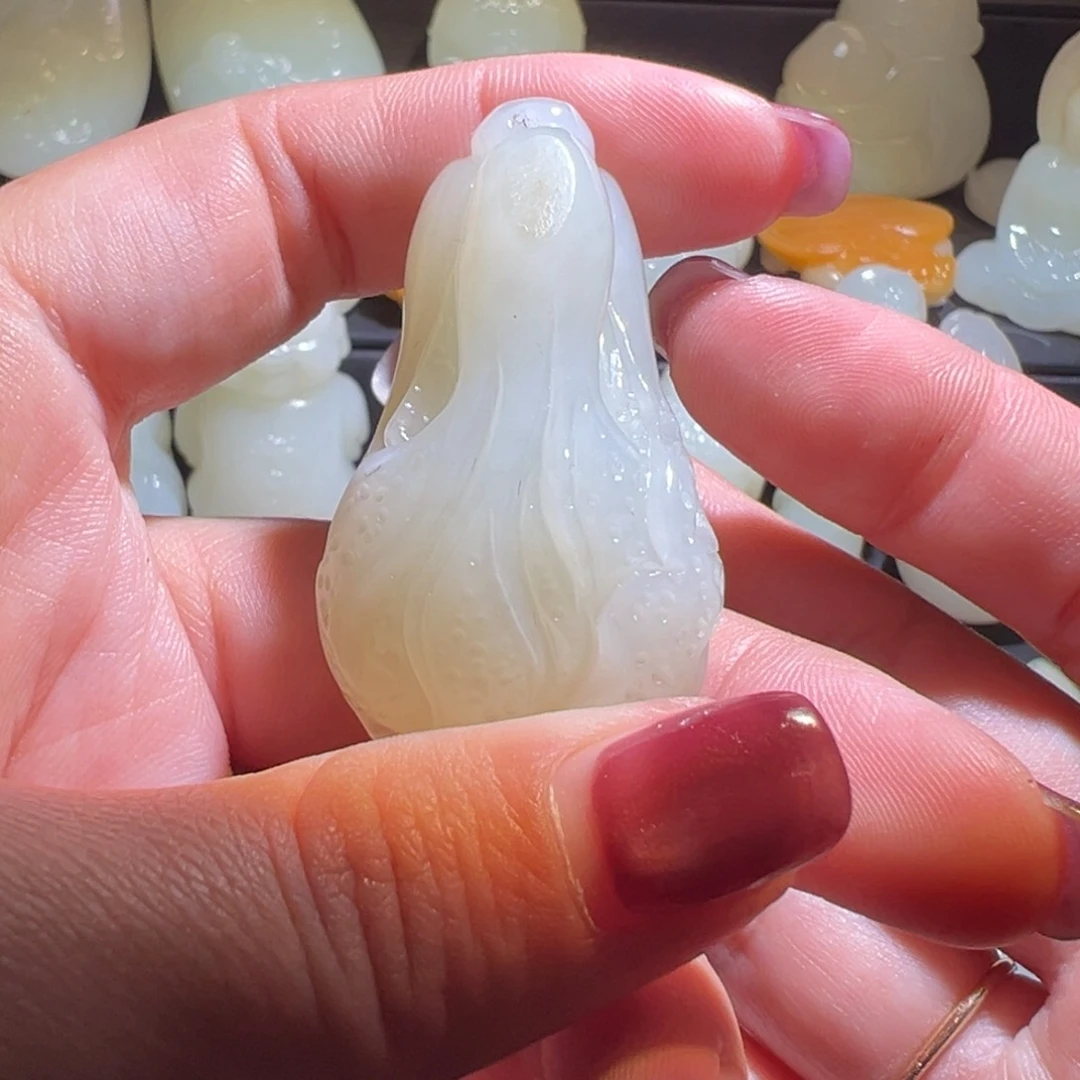 颈饰未镶嵌和田玉（糖玉）笑**生