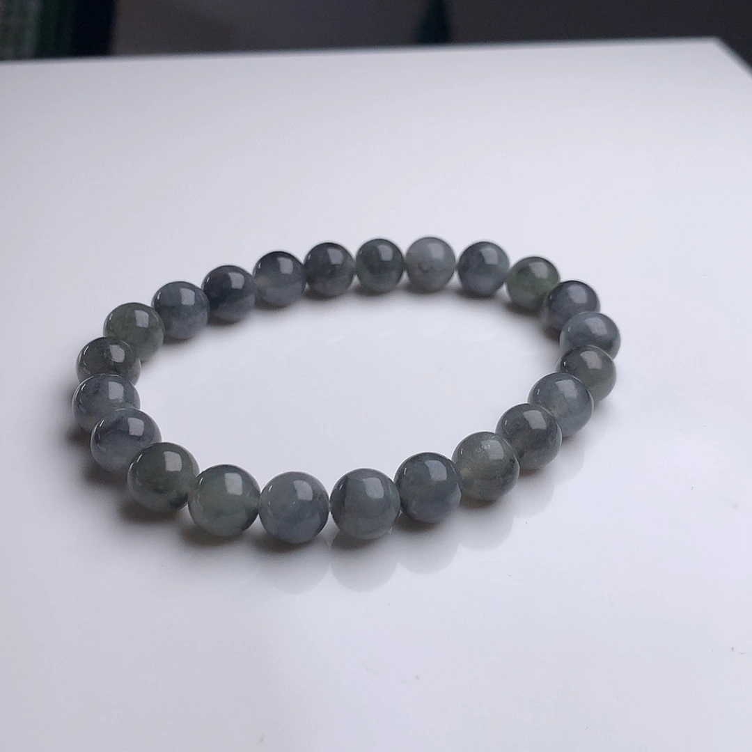 未镶嵌手串翡翠8mm！