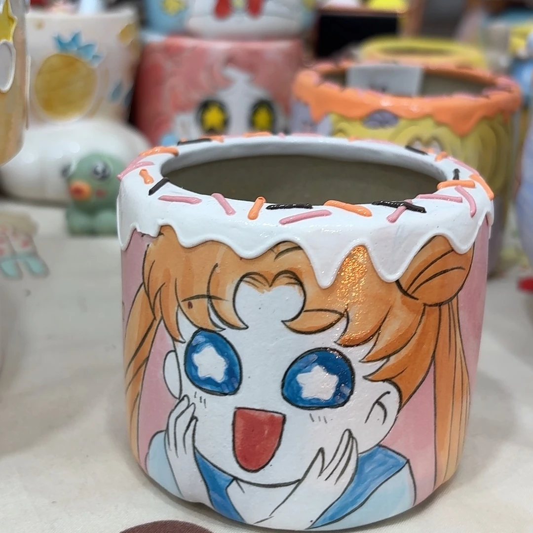 陶瓷手工瑕疵多肉花盆