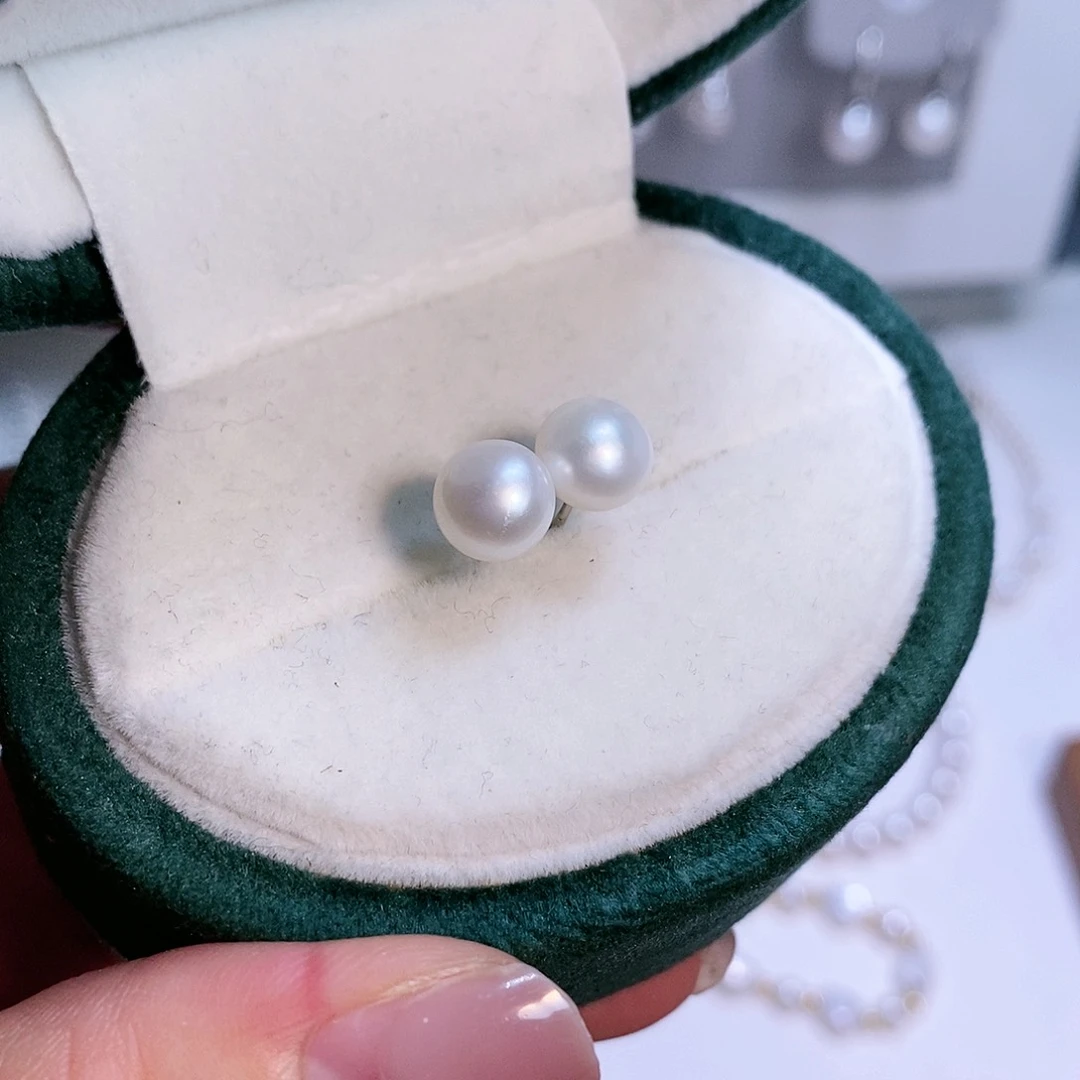 【闪购商品】淡水珍珠耳饰未镶嵌