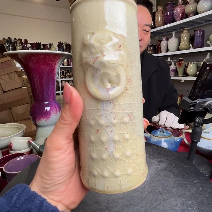 牛家钧窑牛自恒老师钧瓷