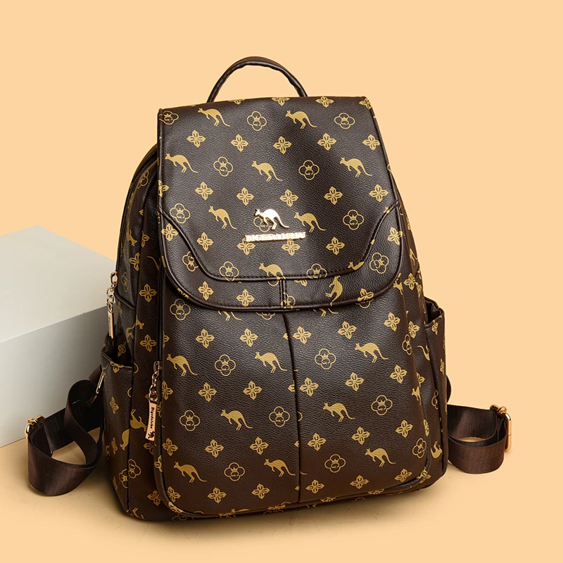 【BIGEDAISHU正品】2025新款双肩包女士时尚休闲潮流百搭双肩包B048