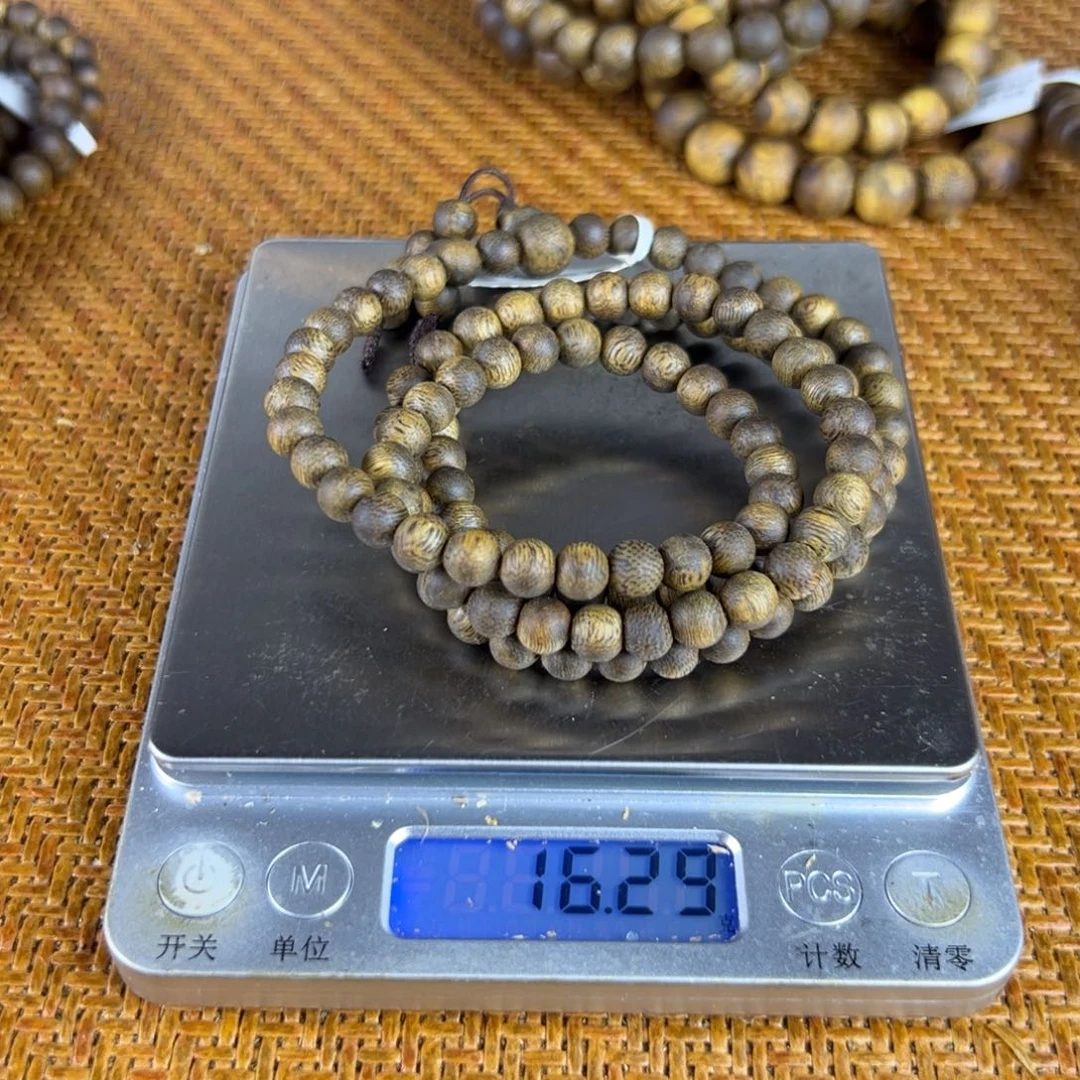 沉香碎屑沉香卡6多圈沉水浮克重16克