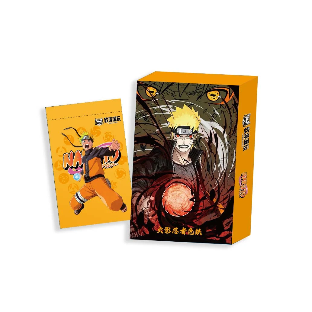 赞赞新品【欧漫色纸】欧漫文创火影忍者色纸盲盒卡牌（默认代拆）