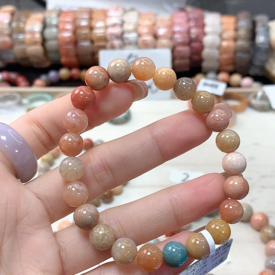 硅化珊瑚（珊瑚玉）手链未镶嵌金*220