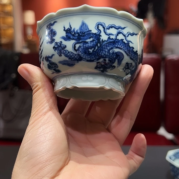 景土造物仿明龙凤杯杯