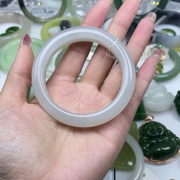 和田玉（糖玉）手镯55未镶嵌