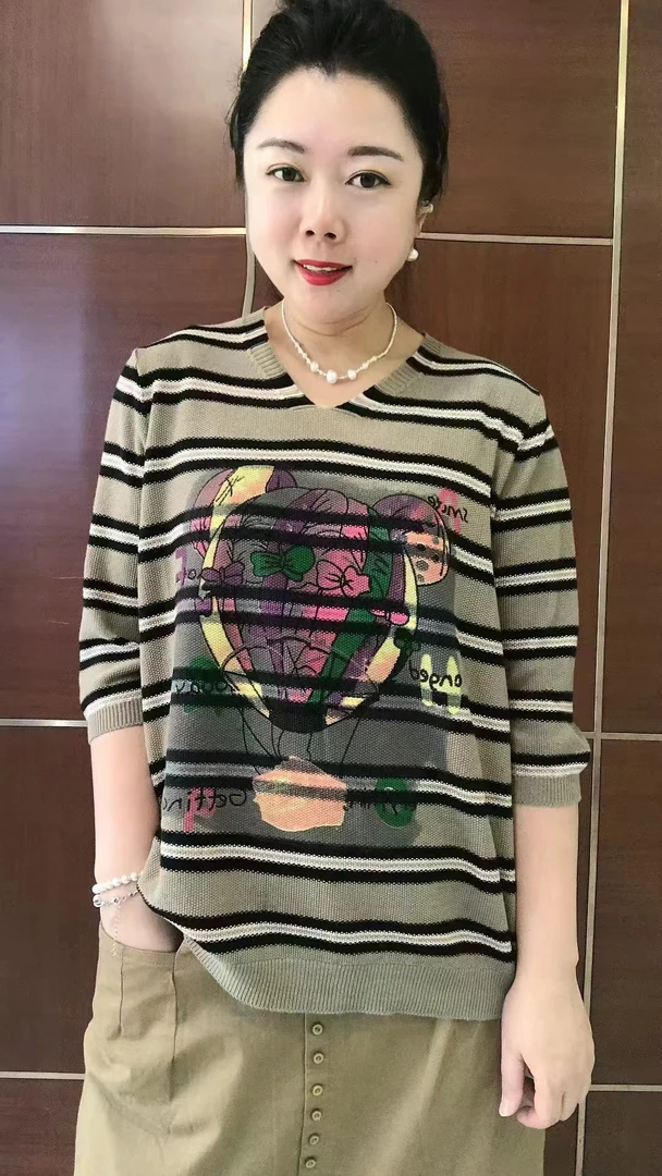 棉针织开衫大版上衣:气球