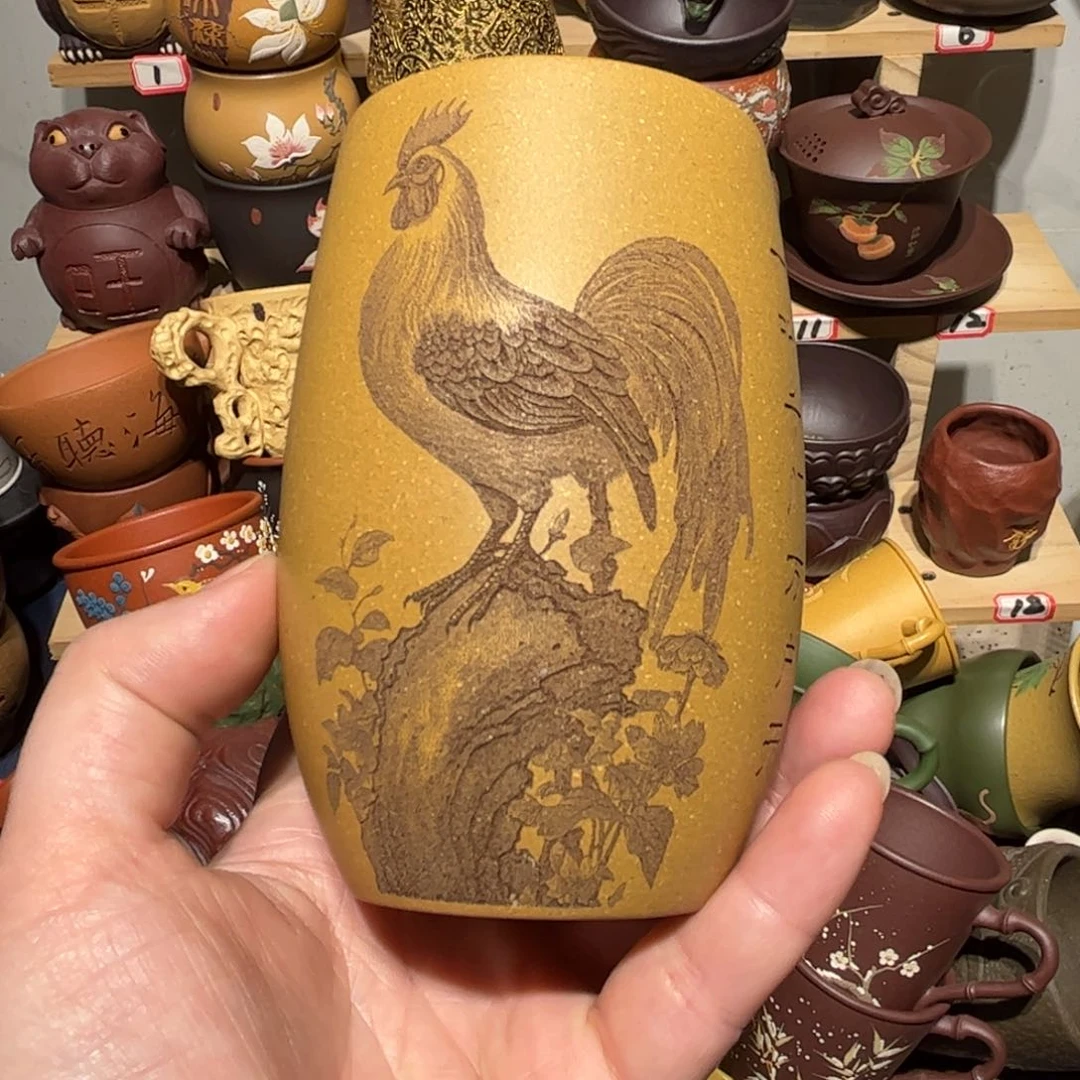 紫砂茶杯宜兴紫砂主人杯