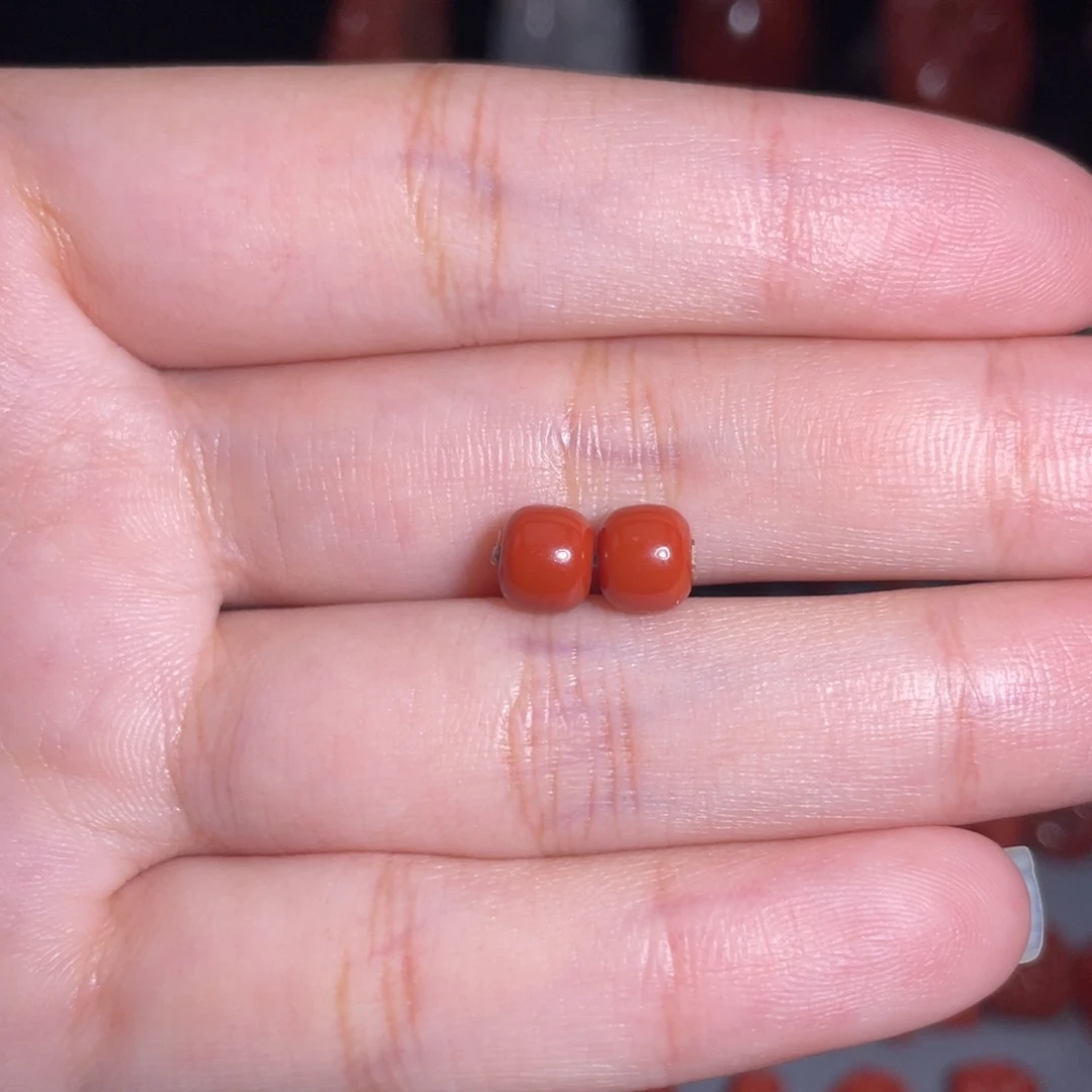 南红玛瑙未镶嵌瓦西老型6mm+