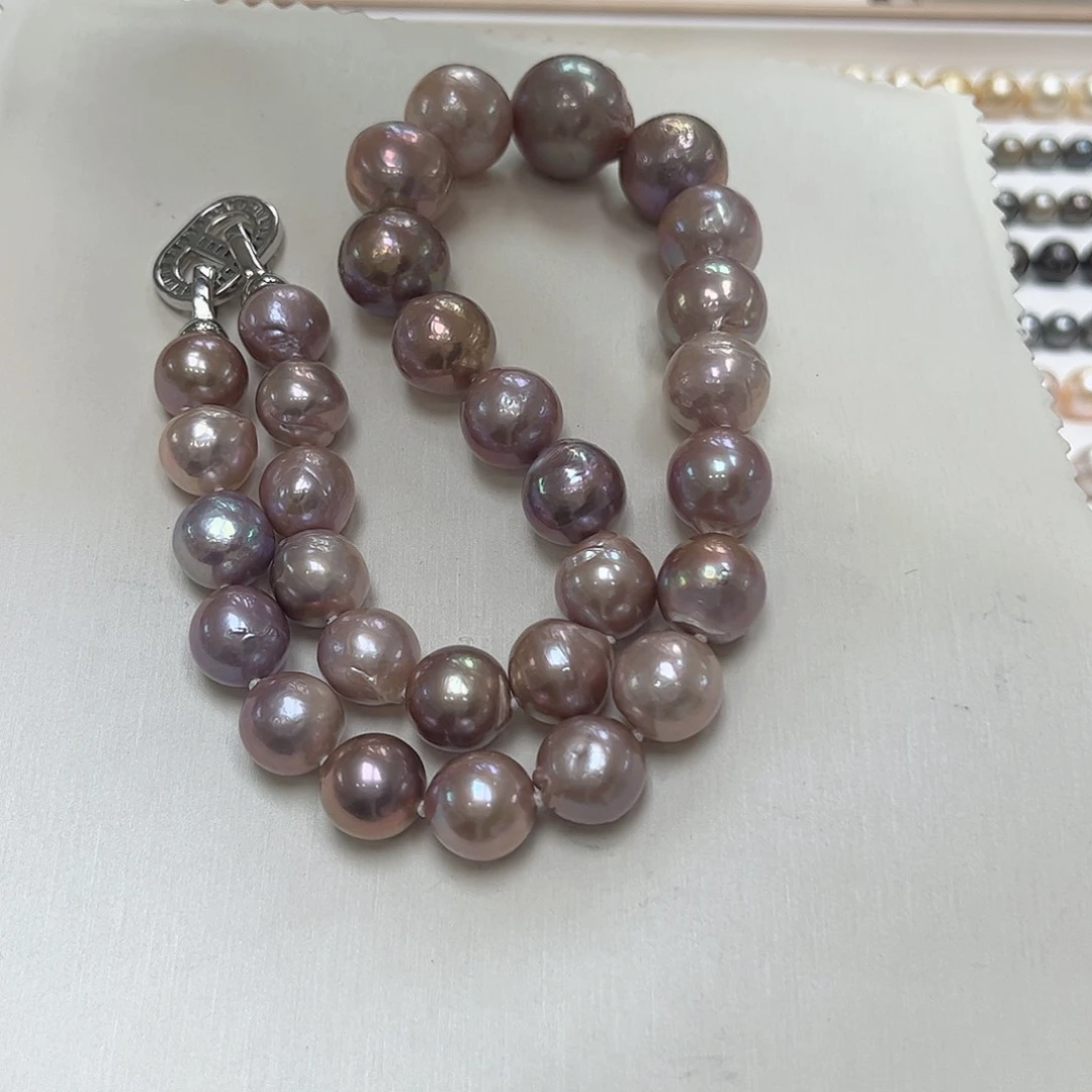 淡水珍珠未镶嵌颈饰12-18内 有核