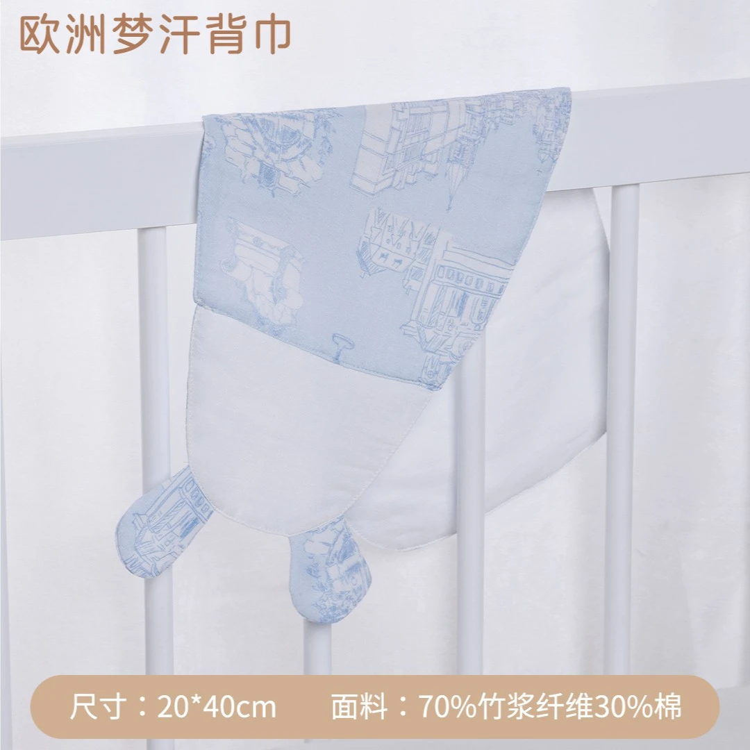 雅赞旗舰店【适用宝宝隔汗巾】棉纱吸汗巾卡通儿童双层三层吸汗汗巾