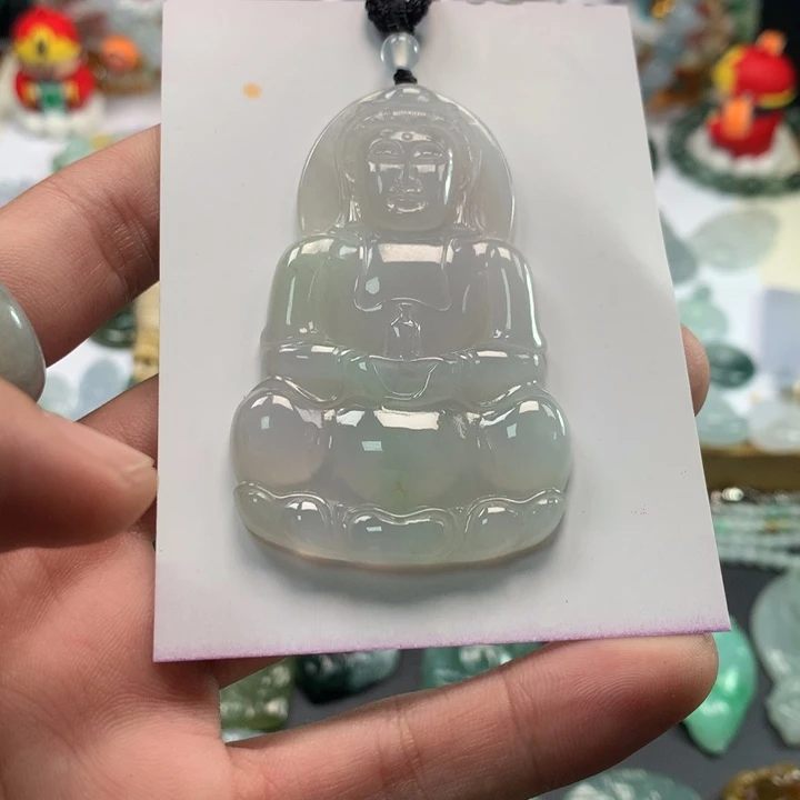 翡翠未镶嵌颈饰翡翠观音