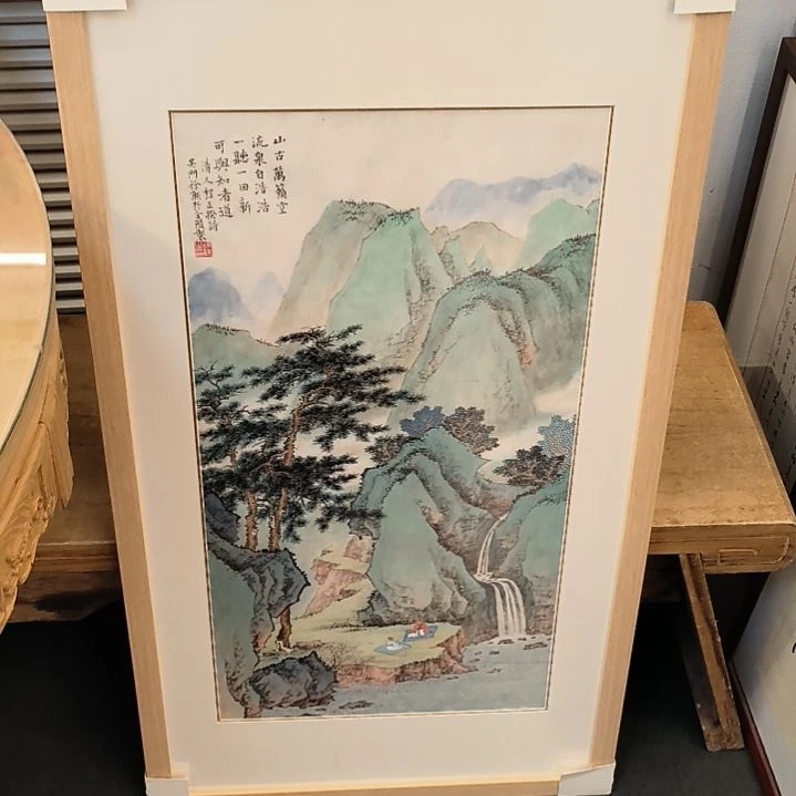 国画画作精品带框发2平尺