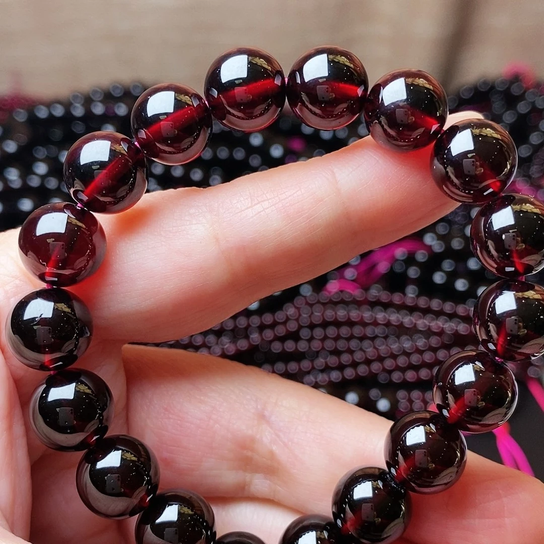 石榴石手链未镶嵌卡10.5