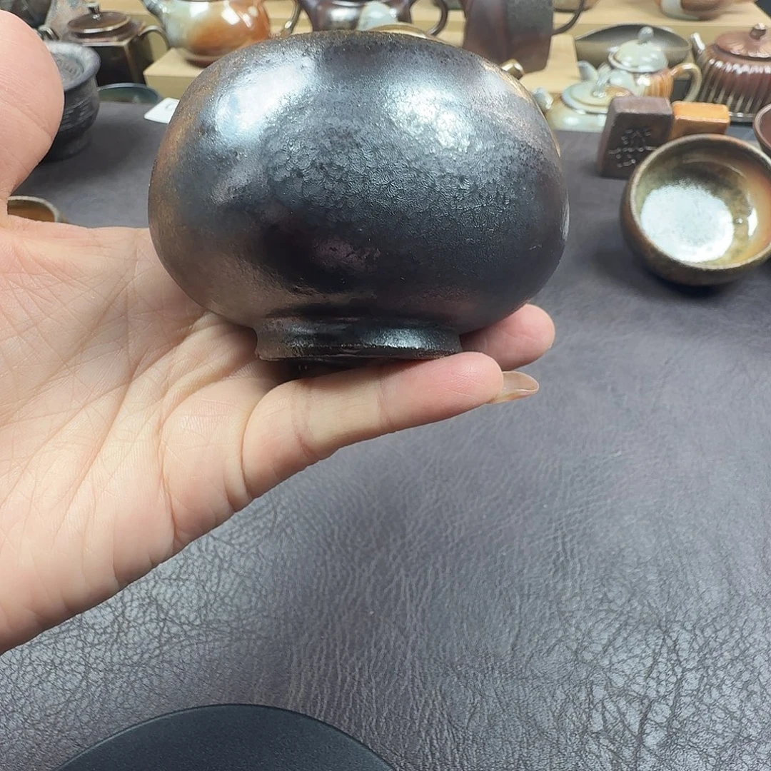 手工手作柴烧主人杯