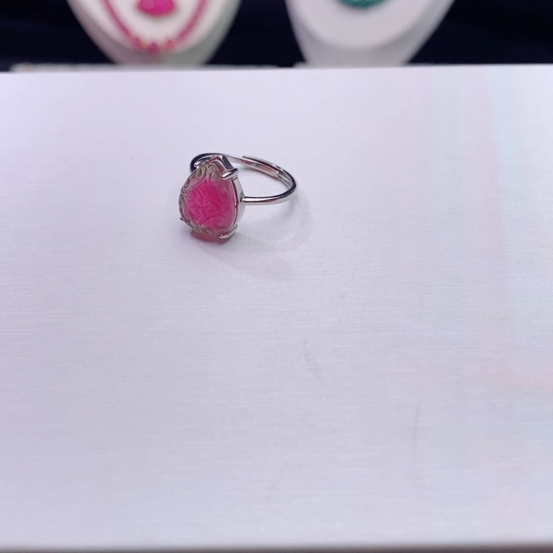 未镶嵌戒指m碧玺