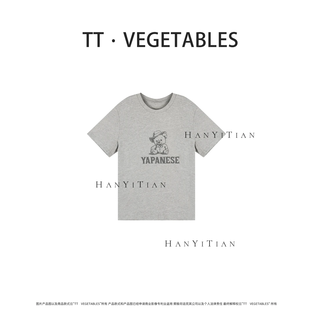 牛仔熊 经典时尚百搭短袖圆领T恤519609