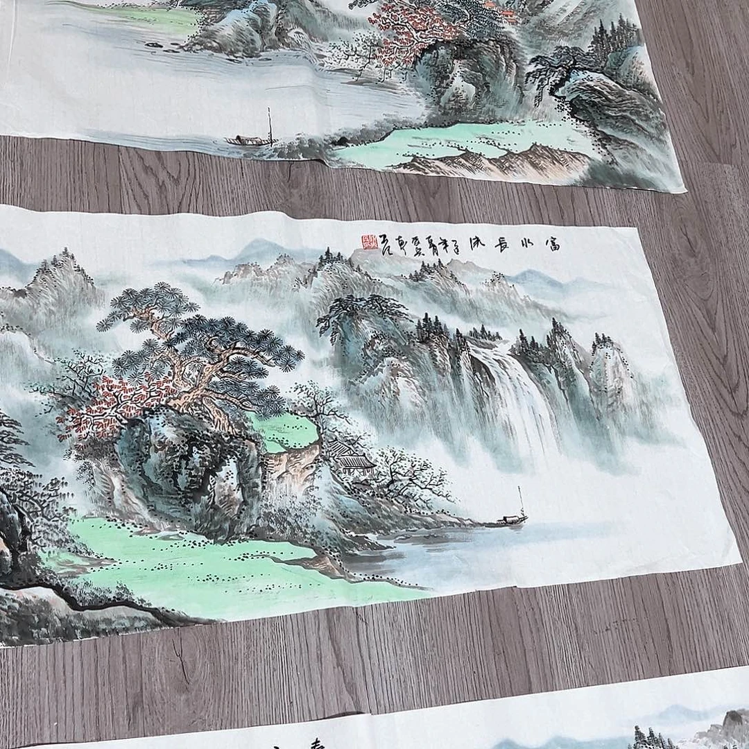 天***给国画手绘保证假一罚万