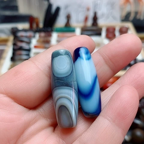 玛瑙/玉髓颈饰合金