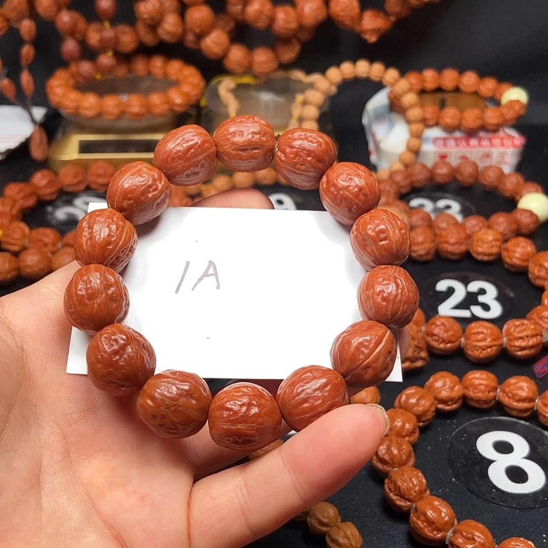 文玩核桃手串光头17