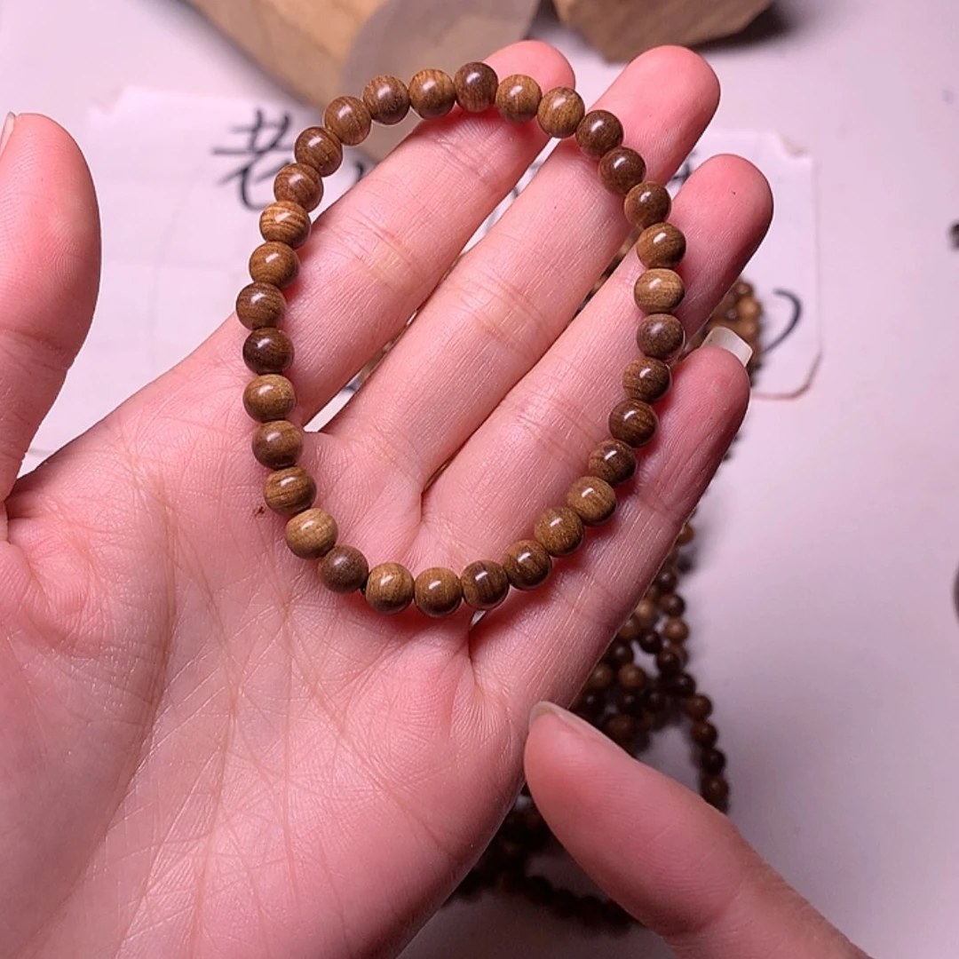 【闪购商品】檀香木手串/手链檀香0.6单圈瑕疵