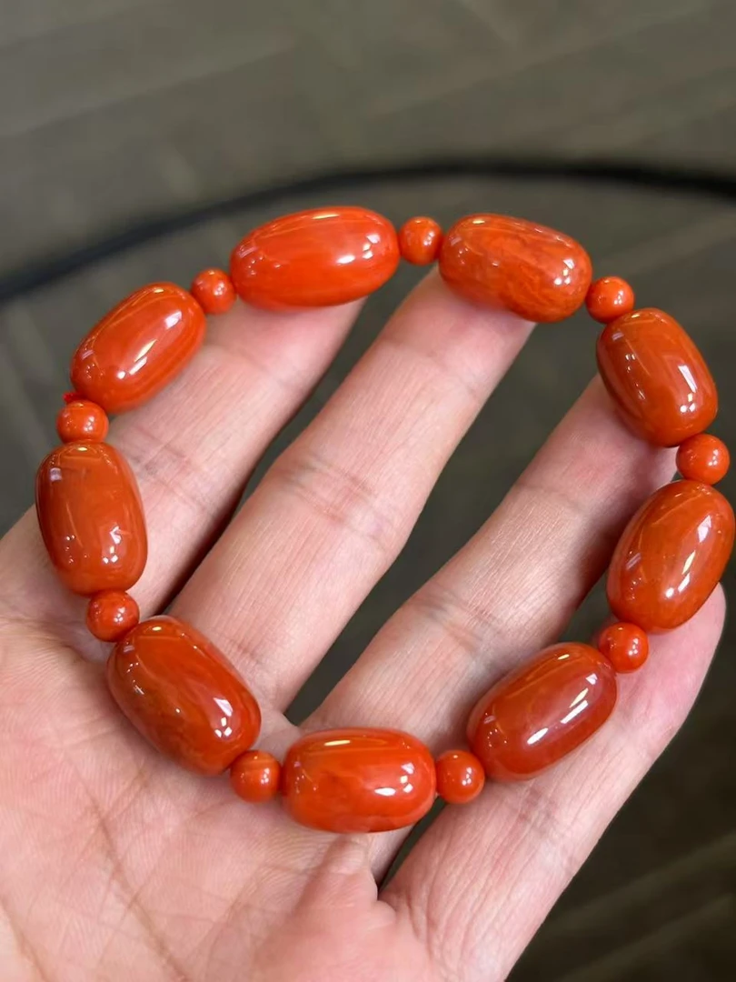 瓦西南红桶珠手链-多样性发其一