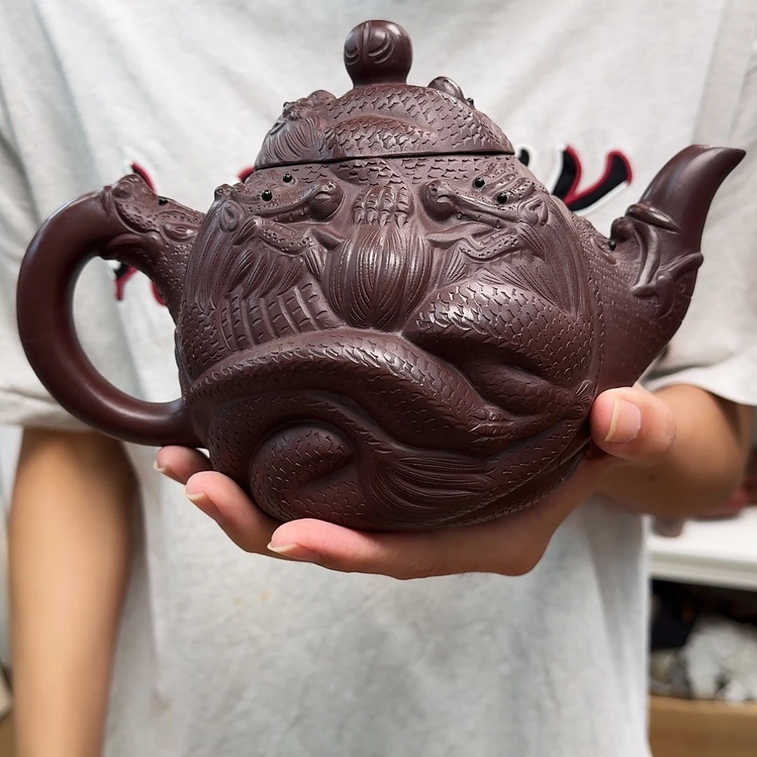 小***8茶壶紫砂九龙壶1200cc