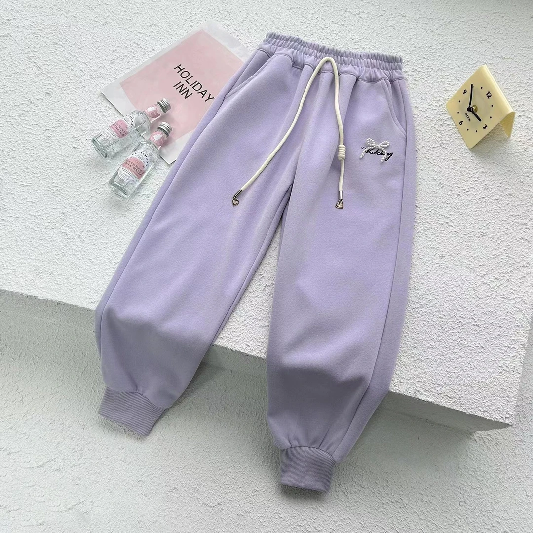【淼淼妈】童YL2025新款中大童运动裤25038