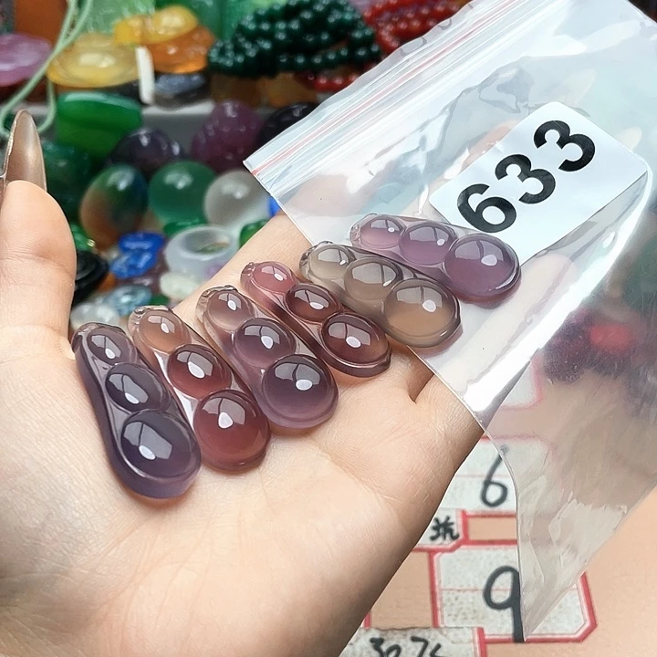 玛瑙/玉髓颈饰合金靓*