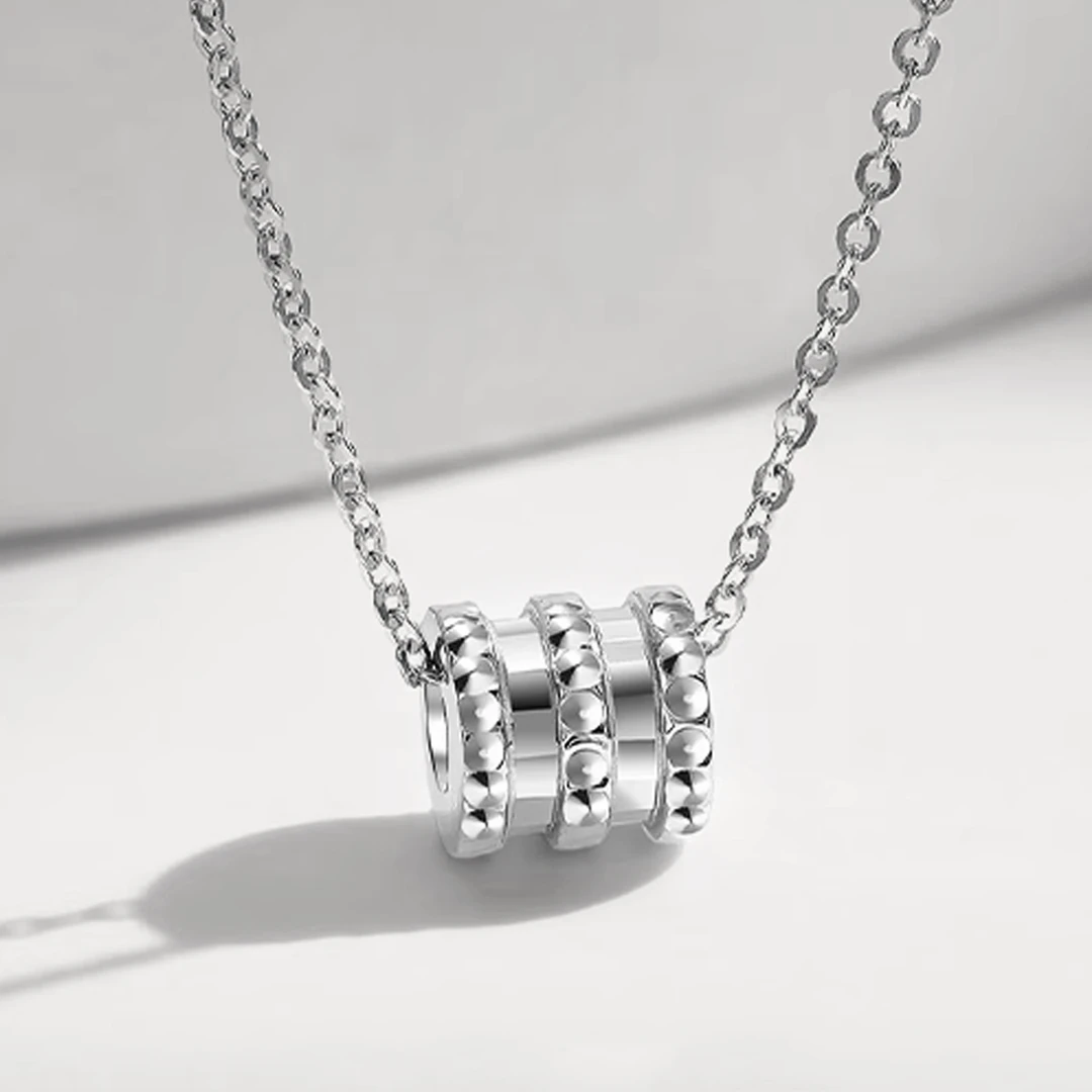 铂星珠宝Pt950小蛮腰铂金项链轻奢路路通套链简约铂金项链女款