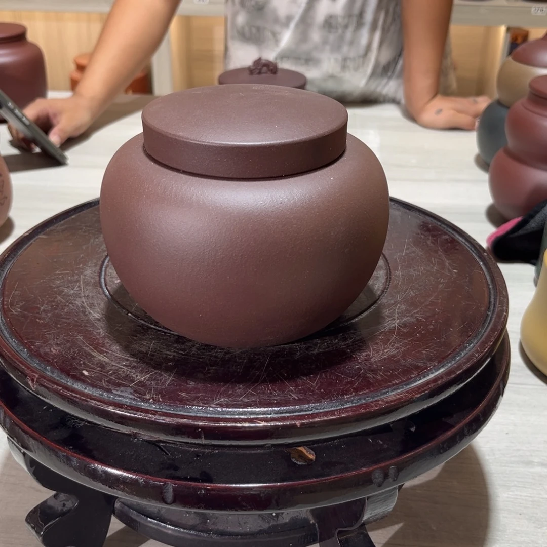紫砂茶叶罐紫砂罐
