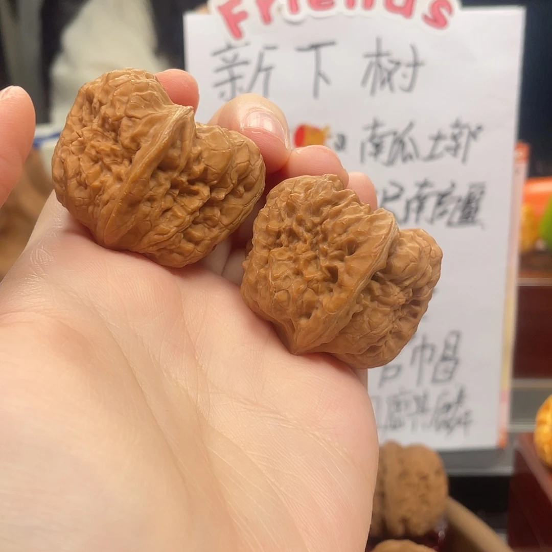 吊坠桃核38尺平谷凹底