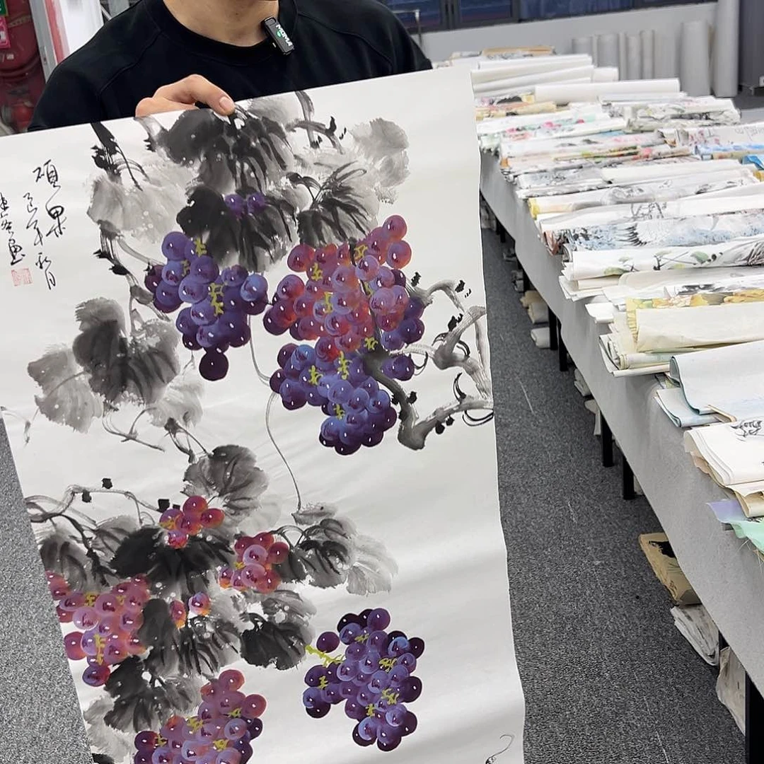 国画纯手绘字画宣纸