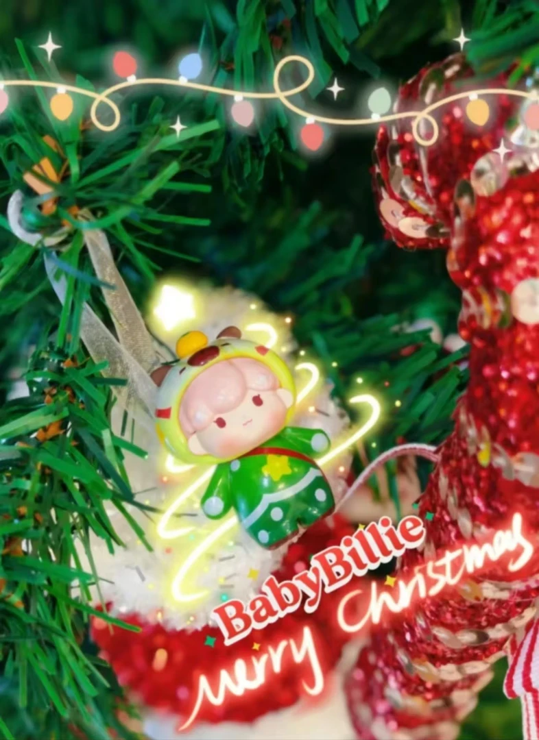 【小新爱拆盒】比莉暖冬系列可爱萌粒摆件