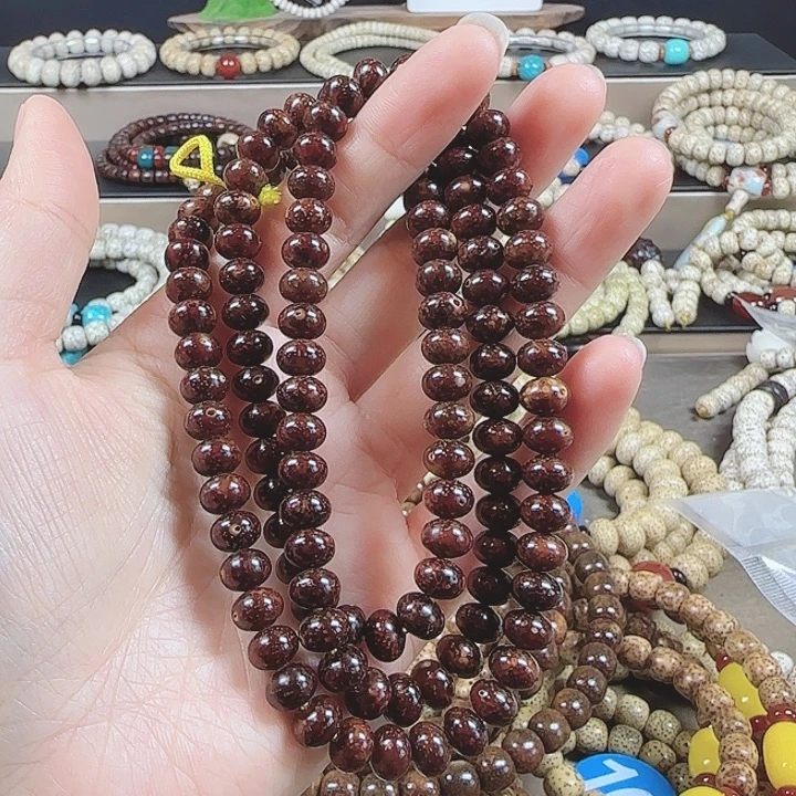 小***子星月菩提吊坠海南原生态星月菩提