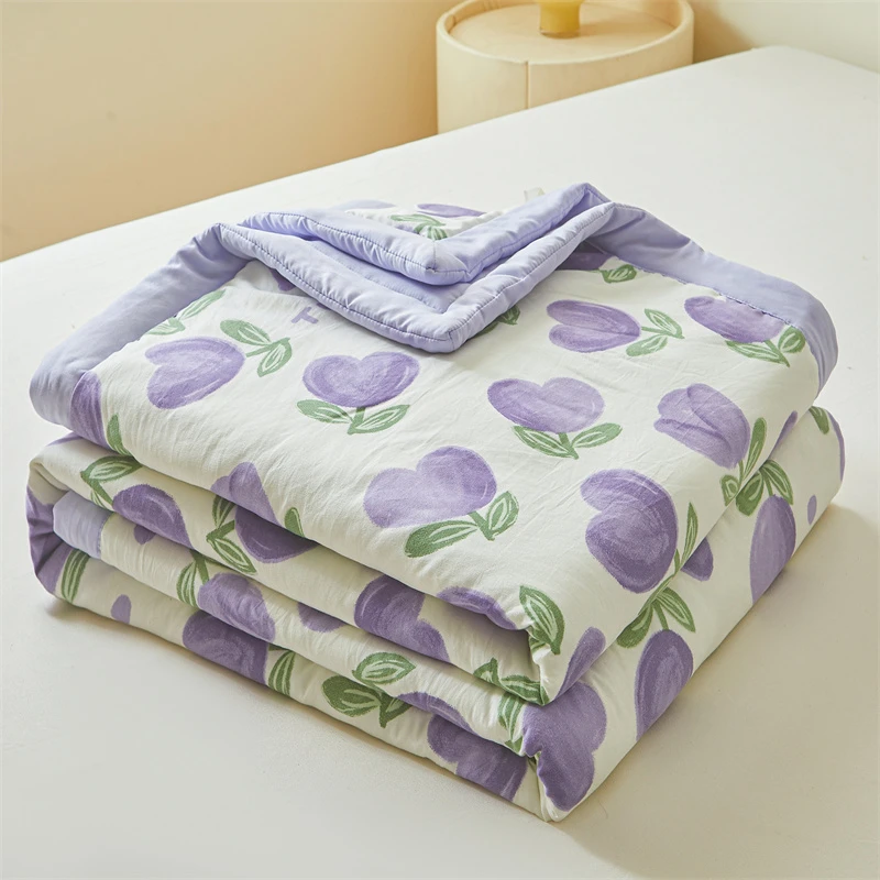 【直播专享】水洗棉新疆棉花被夏被夏凉被空调可机洗薄被子被芯亲肤