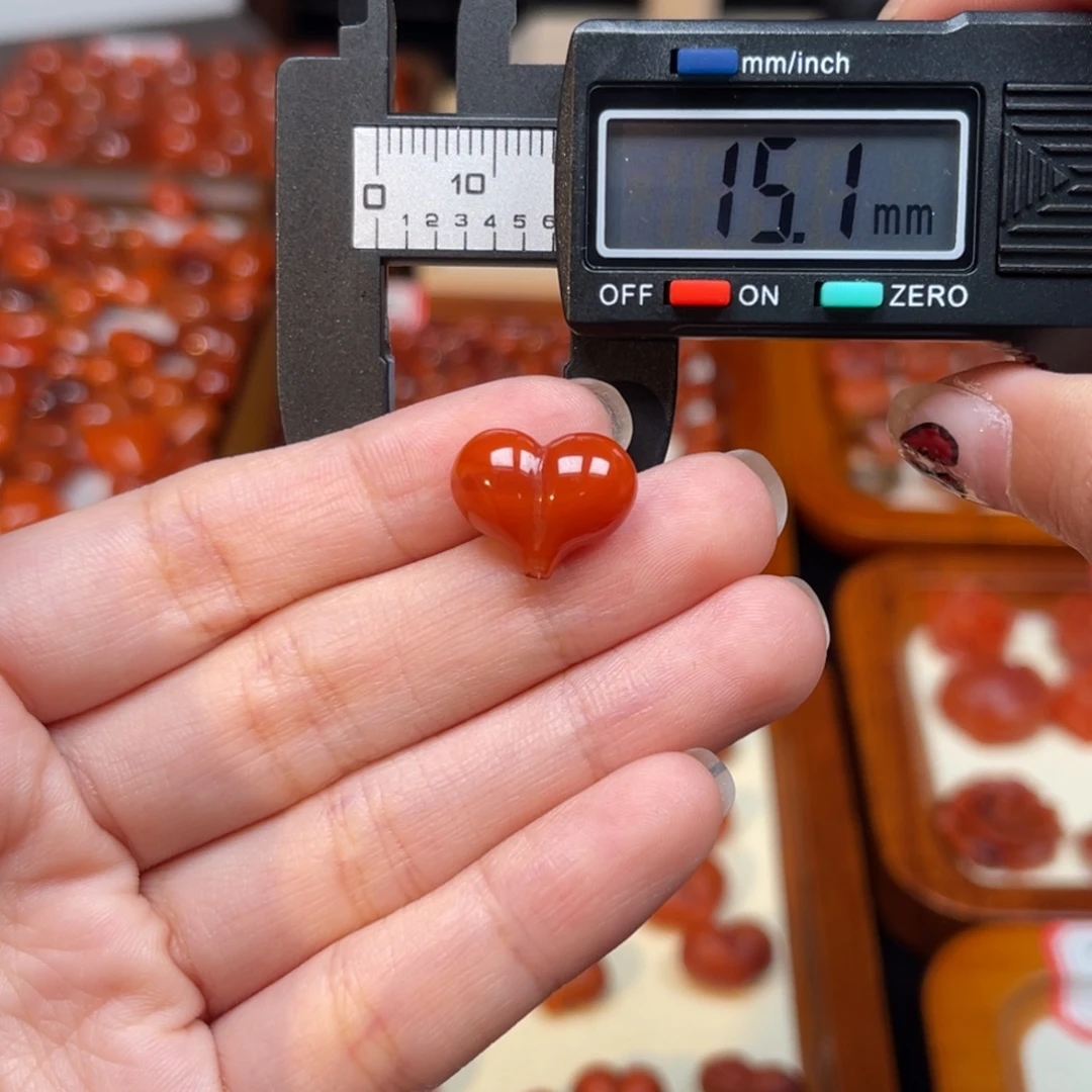 南红玛瑙未镶嵌吊坠(不含链)