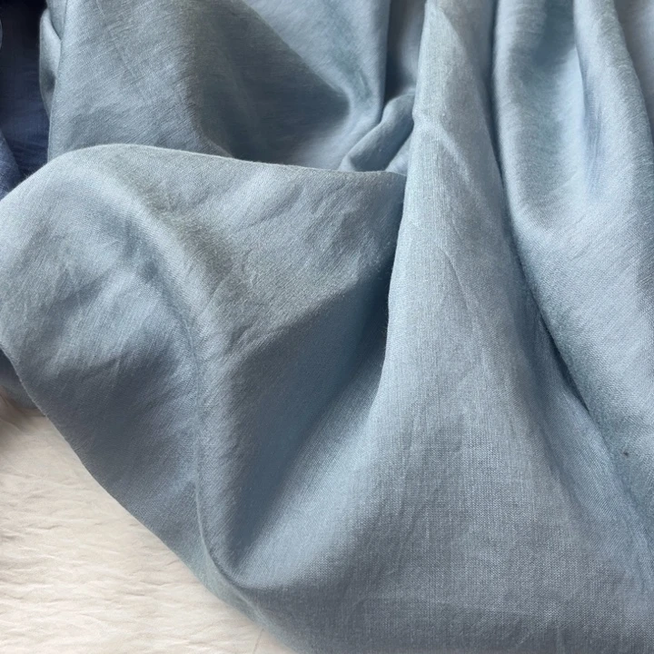 天丝（莱赛尔纤维）浅蓝色人鱼姬2亩。