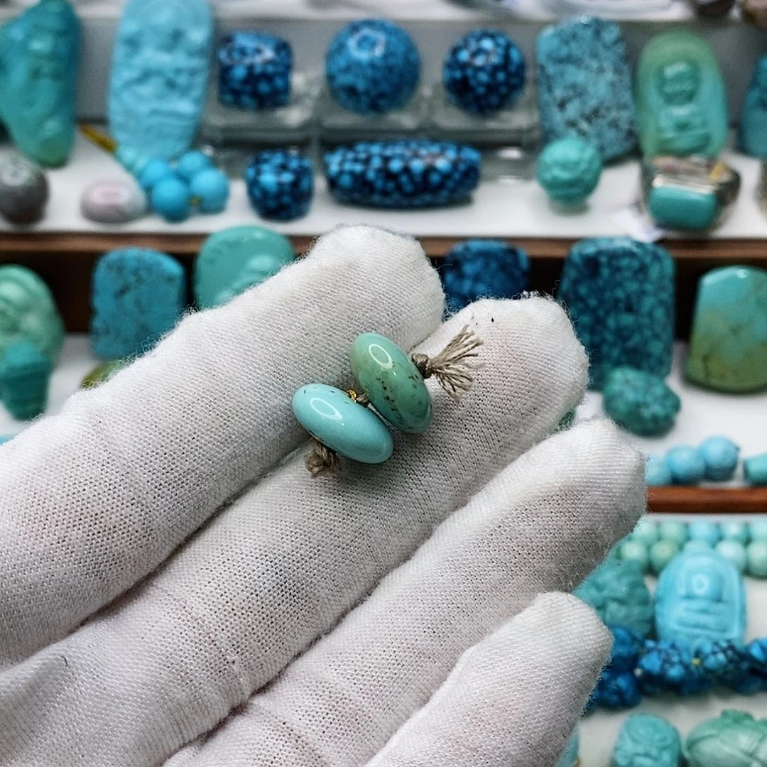 绿松石珠宝奇石未镶嵌