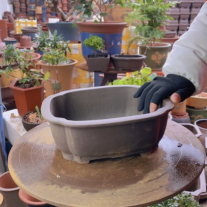 紫砂宜兴紫砂海棠30