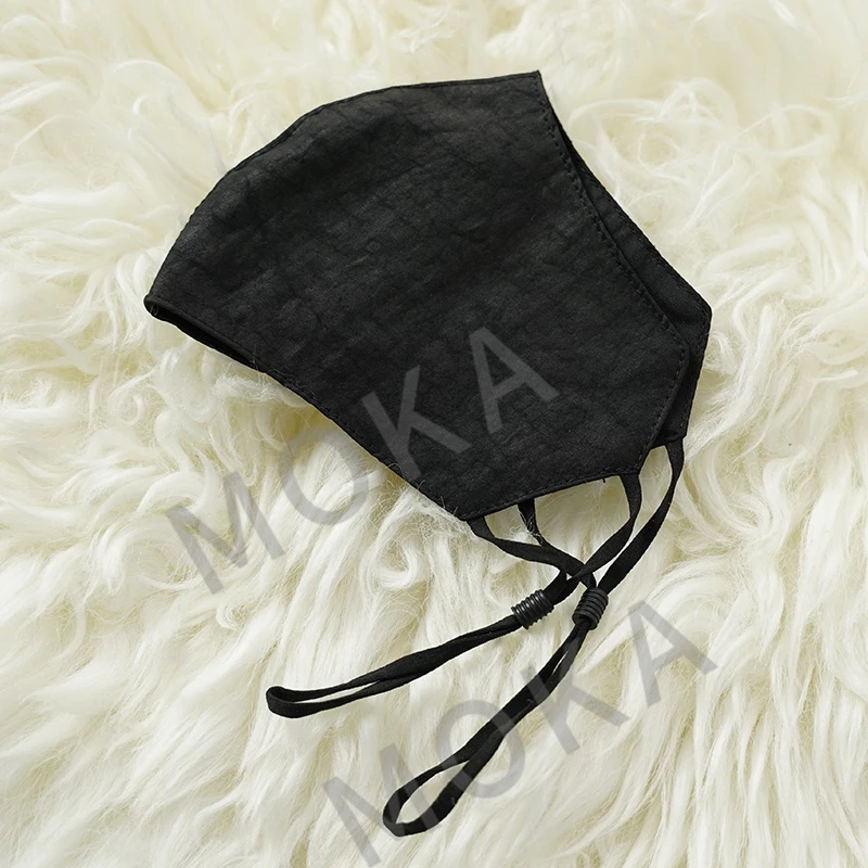 桑蚕丝香云纱龟裂纹口罩（241559）