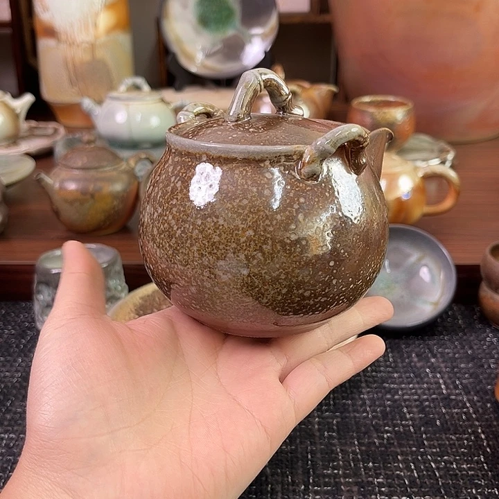 柴烧龙窑精品竹节宝瓶