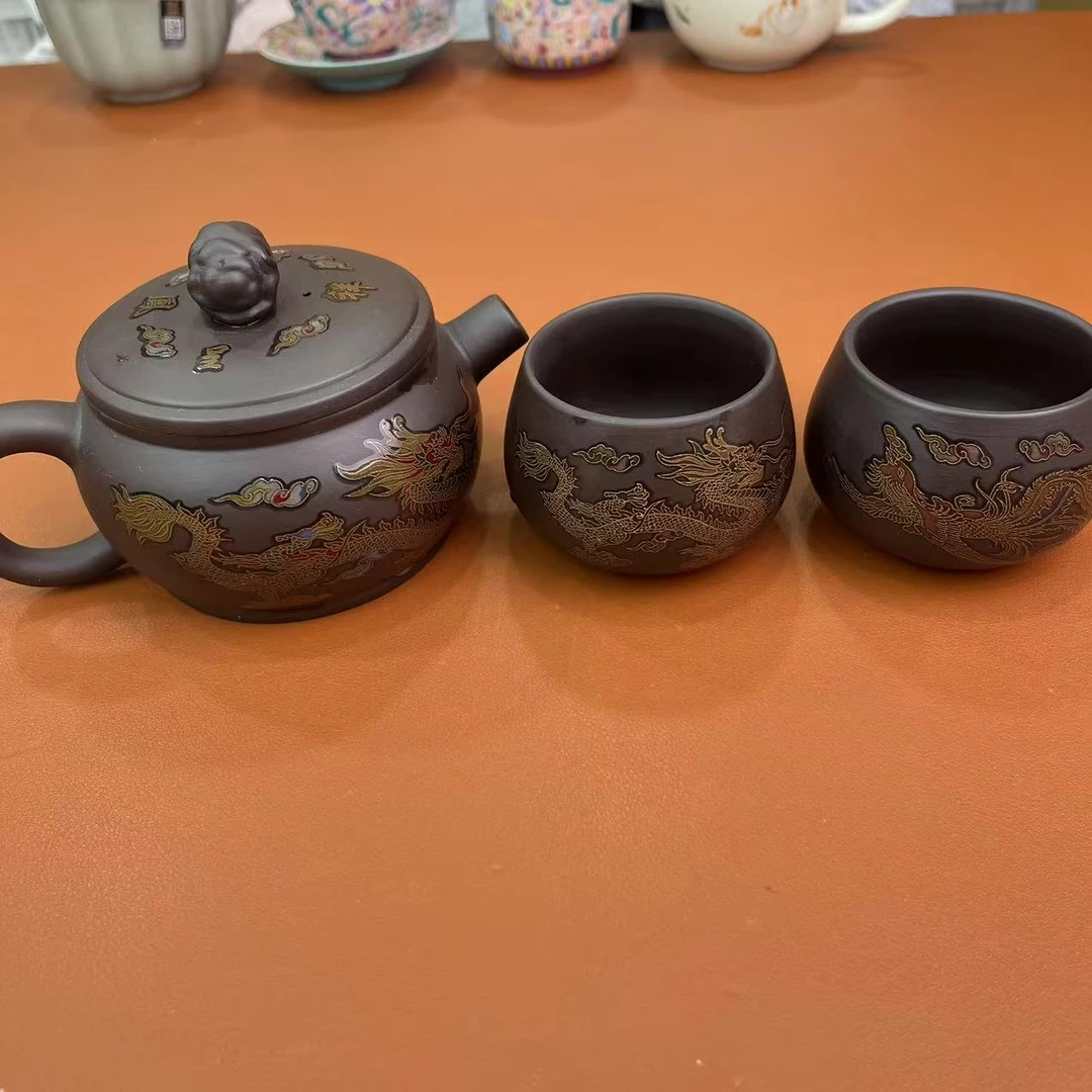 ZH2858-变色紫砂一壶两杯