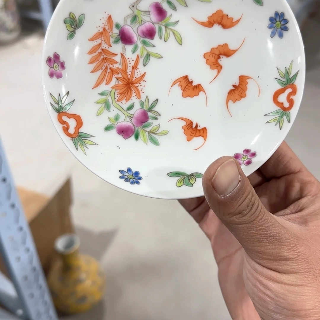 瓷片摆件手绘瓷器全部处理