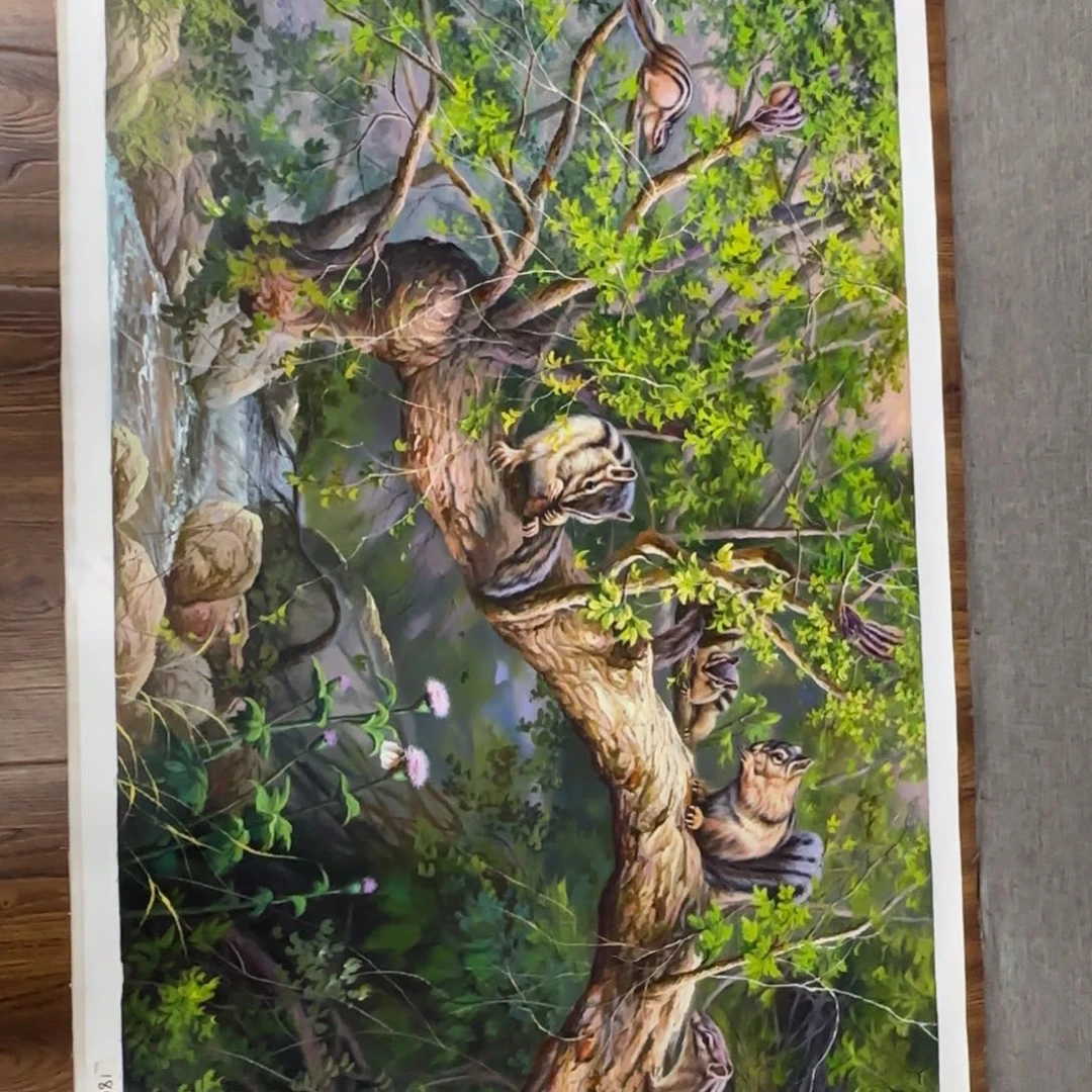 油画你在我心里是个