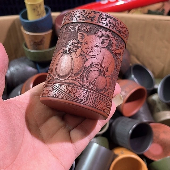 茶杯紫砂全手工紫砂主人杯